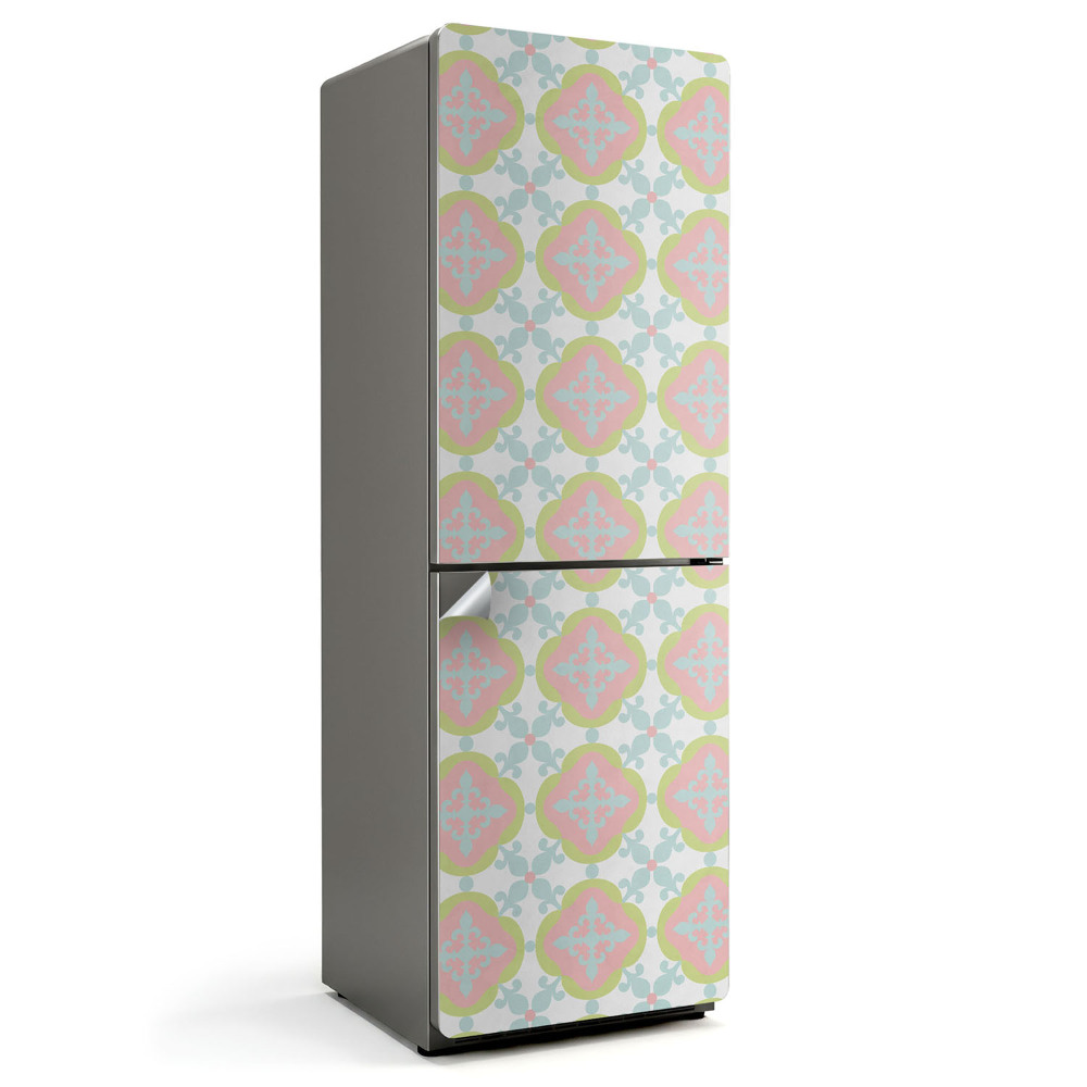 Hűtő matrica Virágmotívumos minta