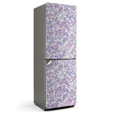 Dekor matrica hűtőre Pasztell virágmintás