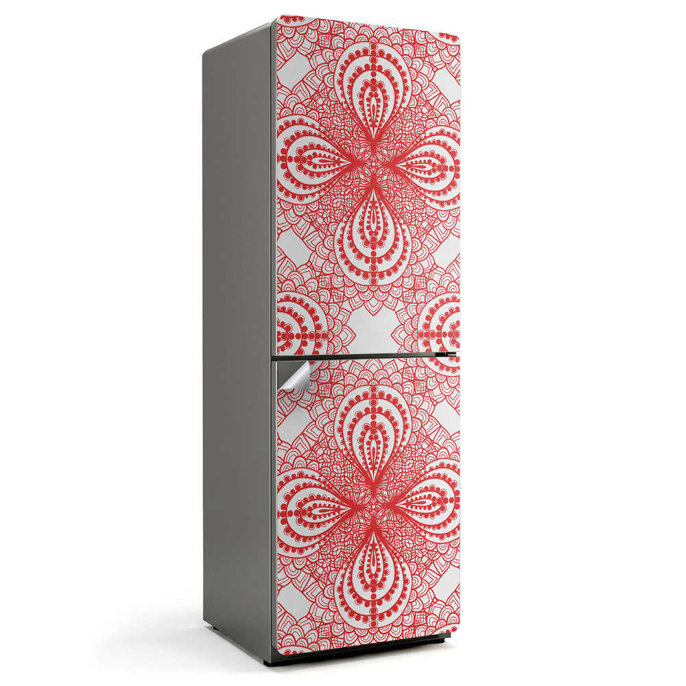 Hűtő dekor matrica Szimmetrikus motívumokkal díszített minta