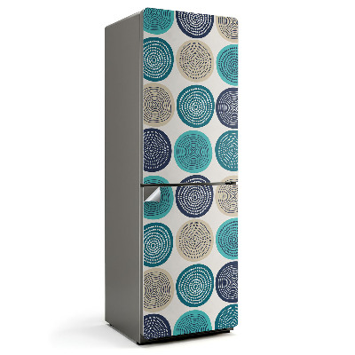 Hűtő matrica Kör és spirál minták