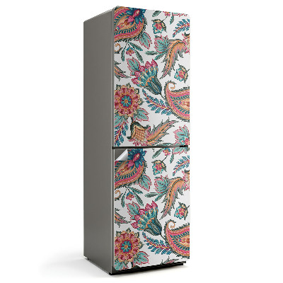 Hűtő dekor matrica Virágos paisley minta