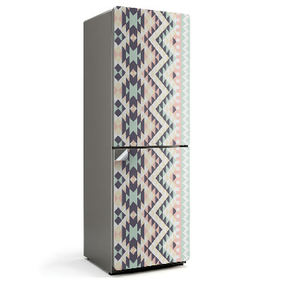 Hűtőszekrényre matrica Geometrikus minta háromszögekkel