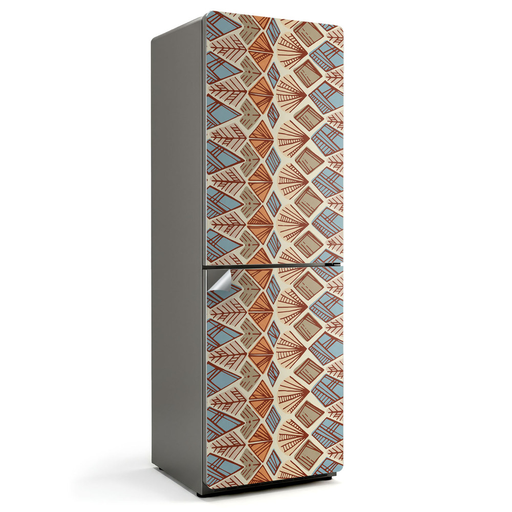 Dekor matrica hűtőre Geometria etnikai stílusban
