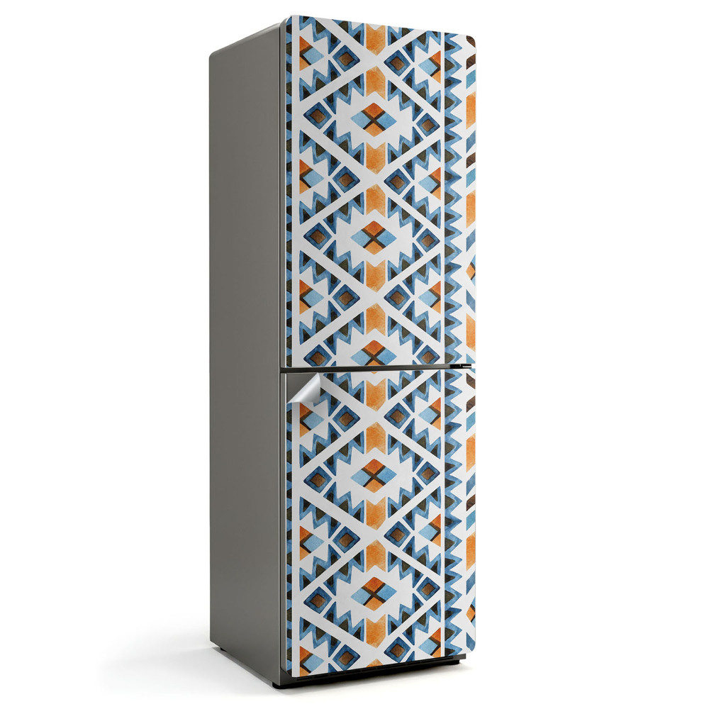 Hűtő matrica Geometrikus minta rombuszokkal