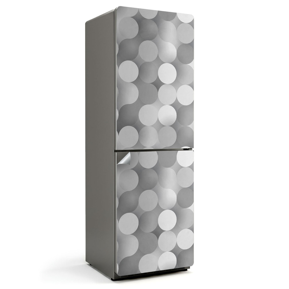 Hűtőszekrényre matrica Absztrakt kör minta