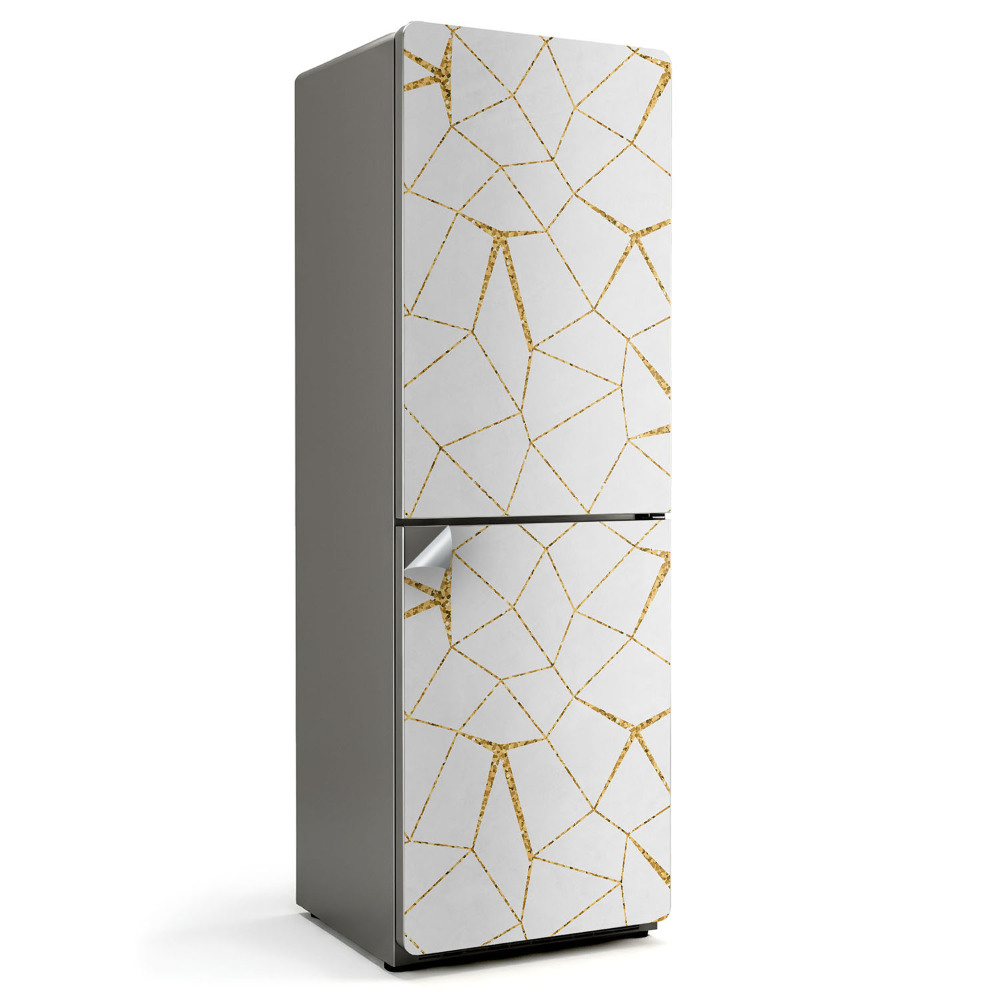 Hűtő matrica Geometriai vonalminta