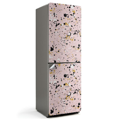 Hűtőszekrényre matrica Absztrakt foltok és pontok