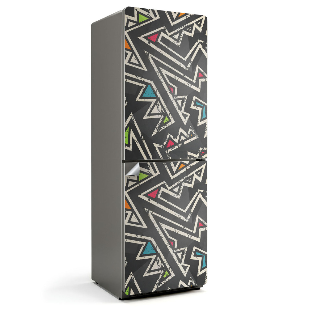 Dekor matrica hűtőre Dinamikus geometriai minták