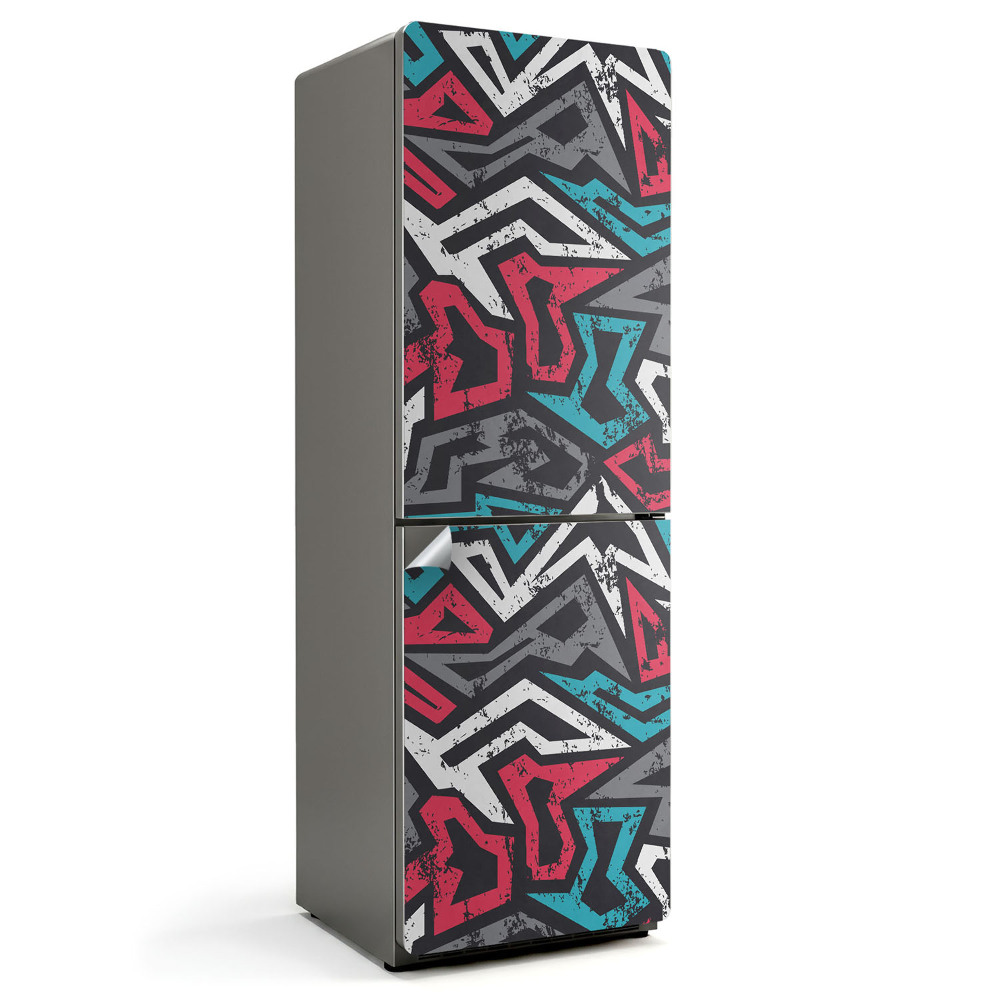 Hűtő dekor matrica Dinamikus geometriai minták