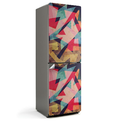 Hűtő matrica Absztrakt formák és vonalak