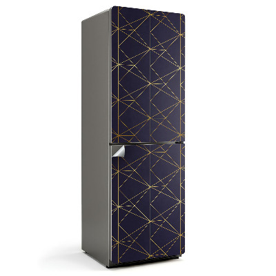 Hűtőszekrényre matrica Geometriai vonalminta