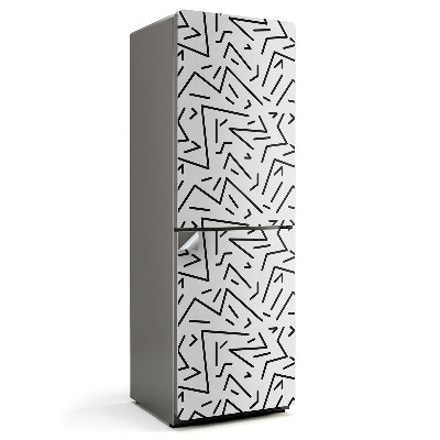 Hűtő matrica Dinamikus vonalminta