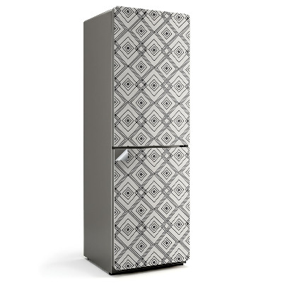 Hűtőszekrényre matrica Geometrikus rombusz minta