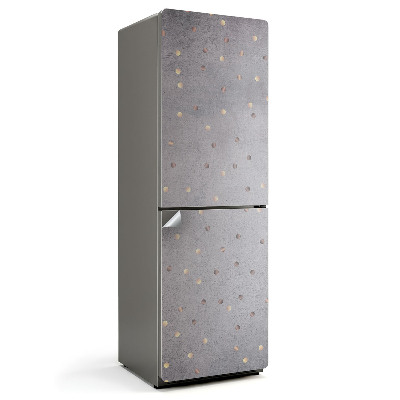 Hűtőszekrényre matrica Szétszórt kis körök