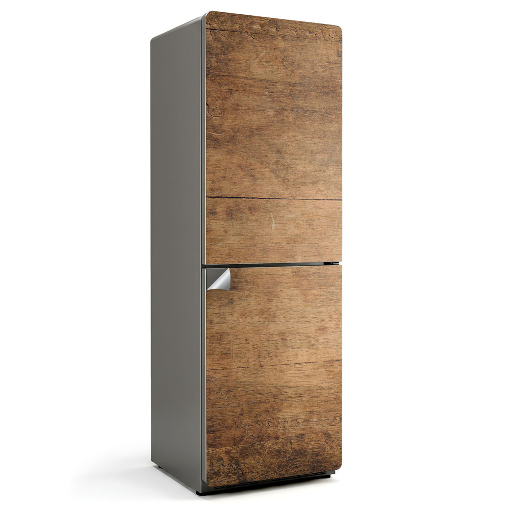 Hűtő dekor matrica Fa tábla textúra