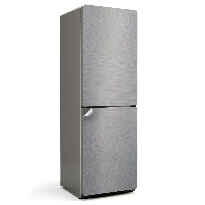 Hűtőszekrényre matrica Fémes textúra vonalakkal