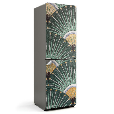 Dekor matrica hűtőre Legyező és vonalminta