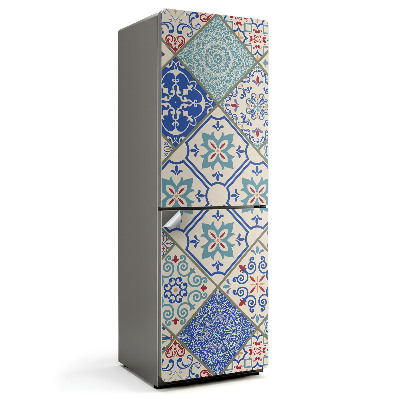 Hűtő dekor matrica Geometrikus csempe minták