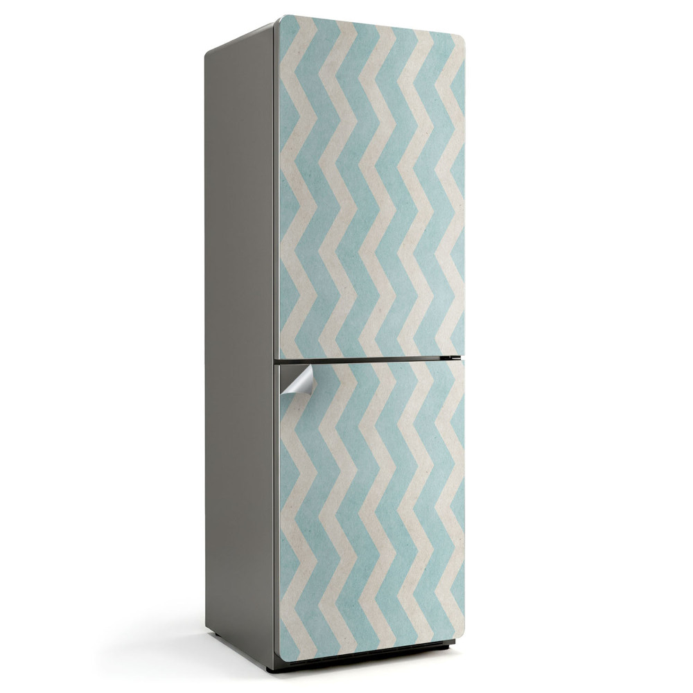 Hűtő dekor matrica Cikcakk a textúra háttéren