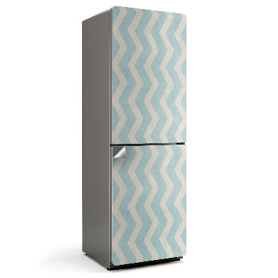 Hűtő dekor matrica Cikcakk a textúra háttéren
