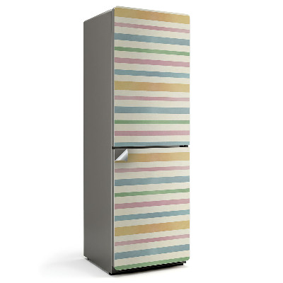 Hűtő matrica Vízszintes csíkos minta