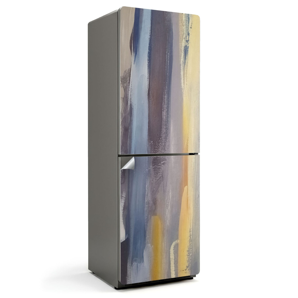 Dekor matrica hűtőre Absztrakt festékcsíkok