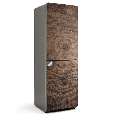 Hűtőszekrényre matrica Fa textúra erezettel