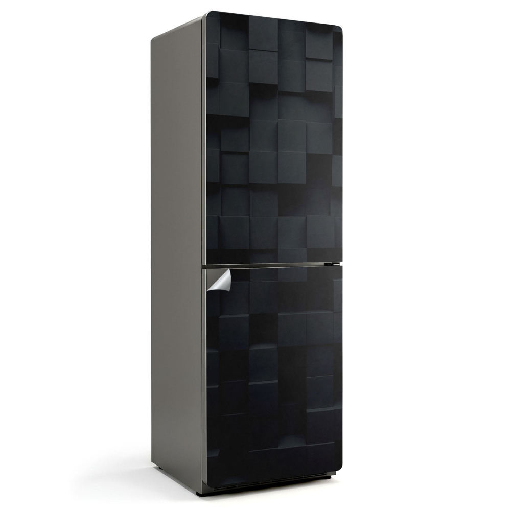 Hűtő matrica 3D kocka rendszer