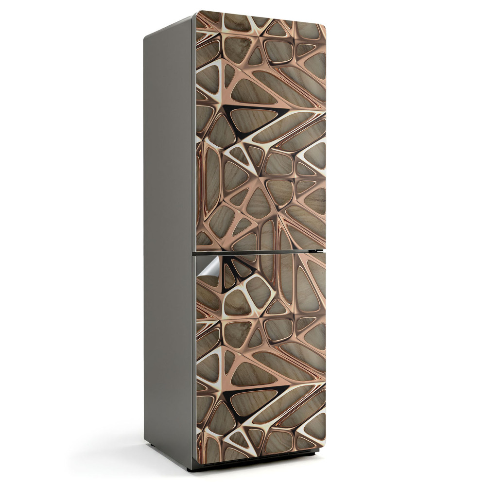 Hűtőszekrényre matrica Absztrakt áttört minta