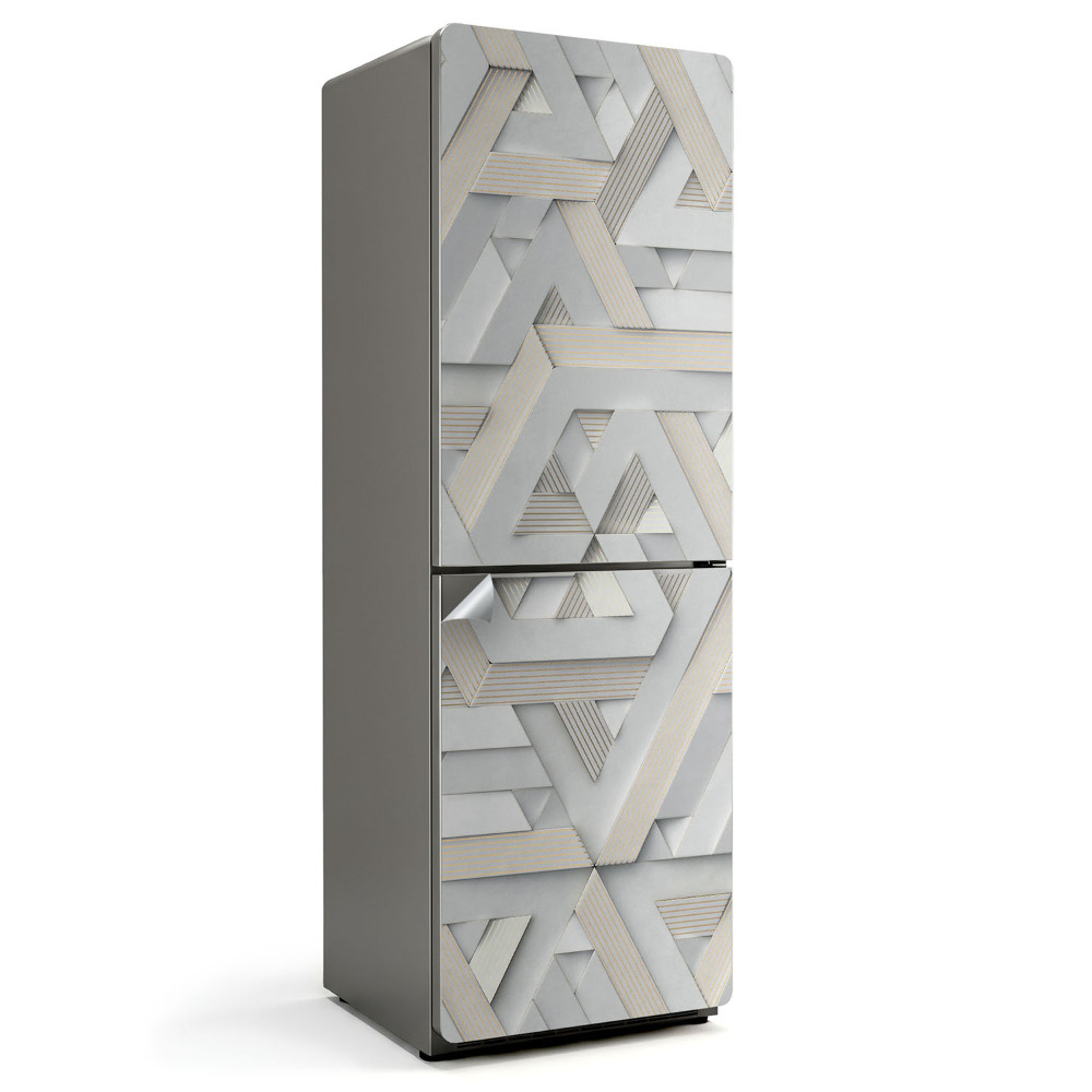 Hűtő dekor matrica Papírcsíkok szövése