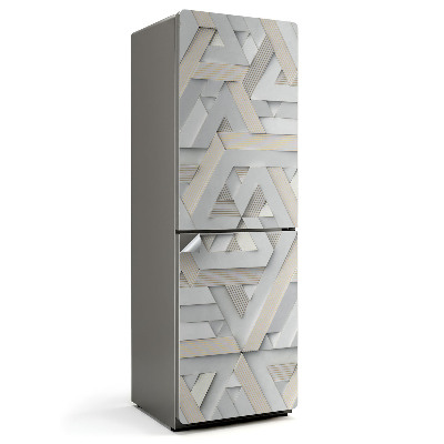 Hűtő dekor matrica Papírcsíkok szövése