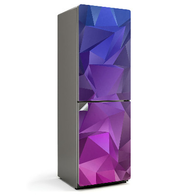 Hűtő matrica Absztrakt sokszög minta