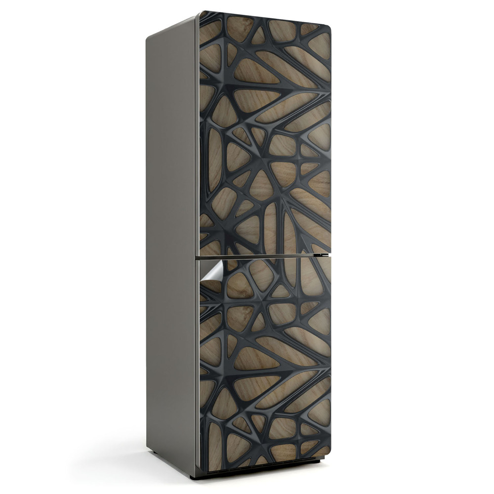 Hűtőszekrényre matrica Absztrakt áttört minta