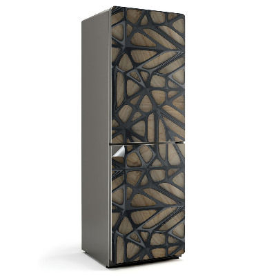 Hűtőszekrényre matrica Absztrakt áttört minta