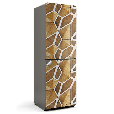 Dekor matrica hűtőre Geometrikus fa minta