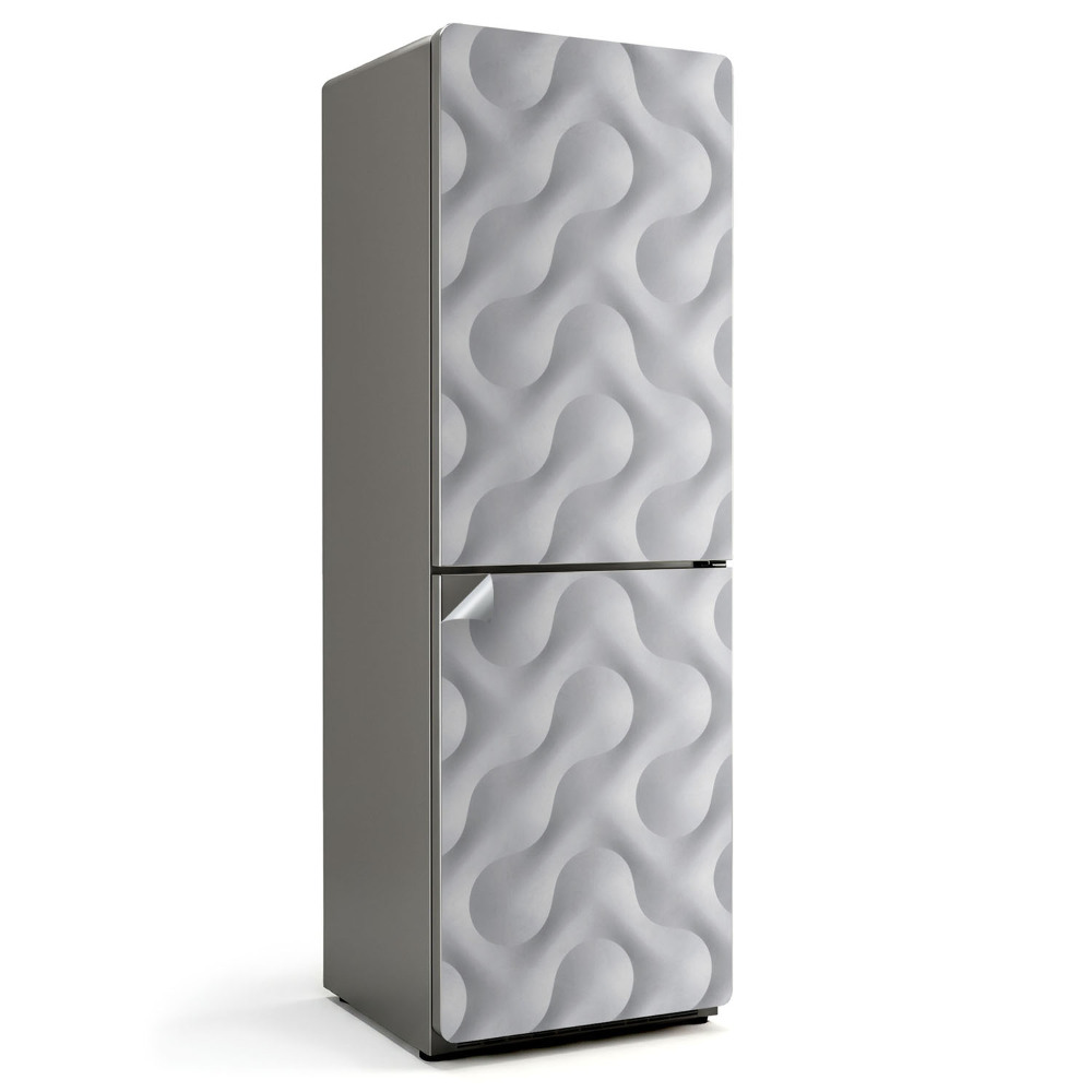 Hűtő matrica Hullámok finom mintázatban