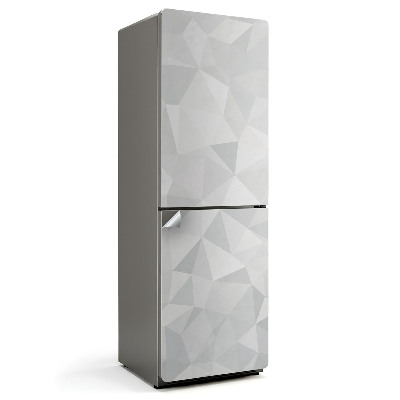 Hűtőszekrényre matrica 3D-s sokszögminta