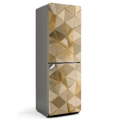 Hűtőszekrényre matrica 3D háromszög geometria