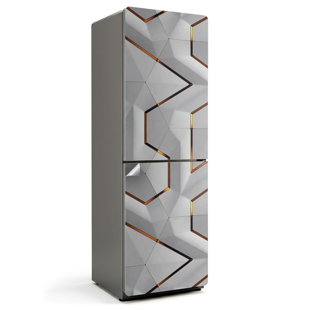 Dekor matrica hűtőre Absztrakt 3D minta