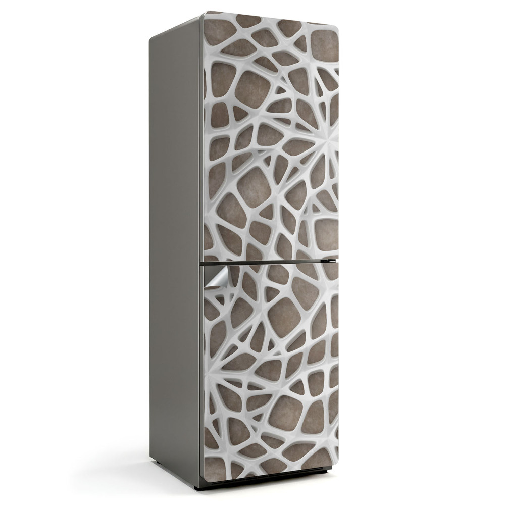 Hűtő matrica Absztrakt hálózati minta