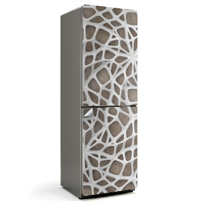 Hűtő matrica Absztrakt hálózati minta