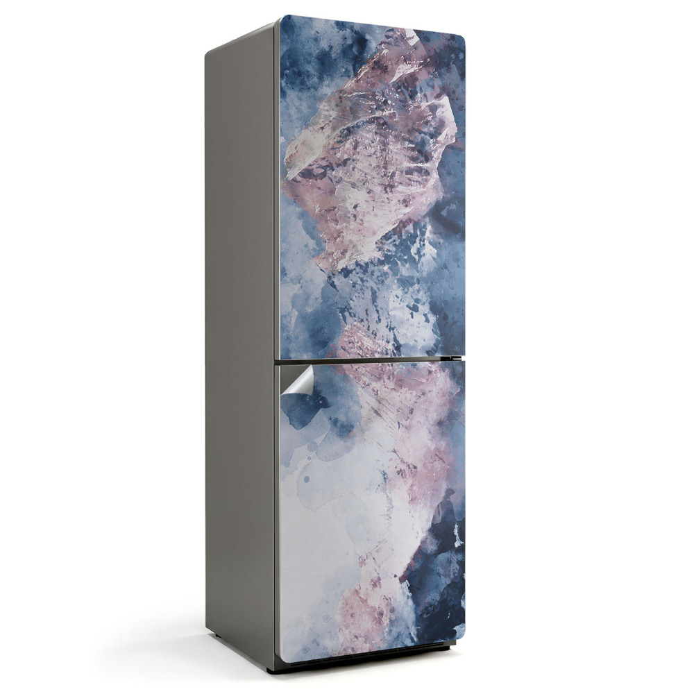 Hűtő matrica Absztrakt akvarell minta