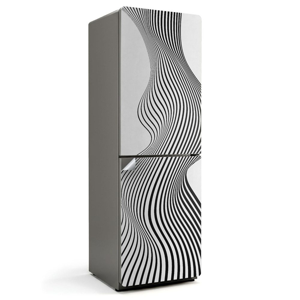 Dekor matrica hűtőre Dinamikus hullámok több vonalból