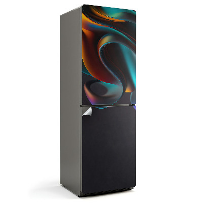 Hűtő matrica Absztrakt hullámok és formák