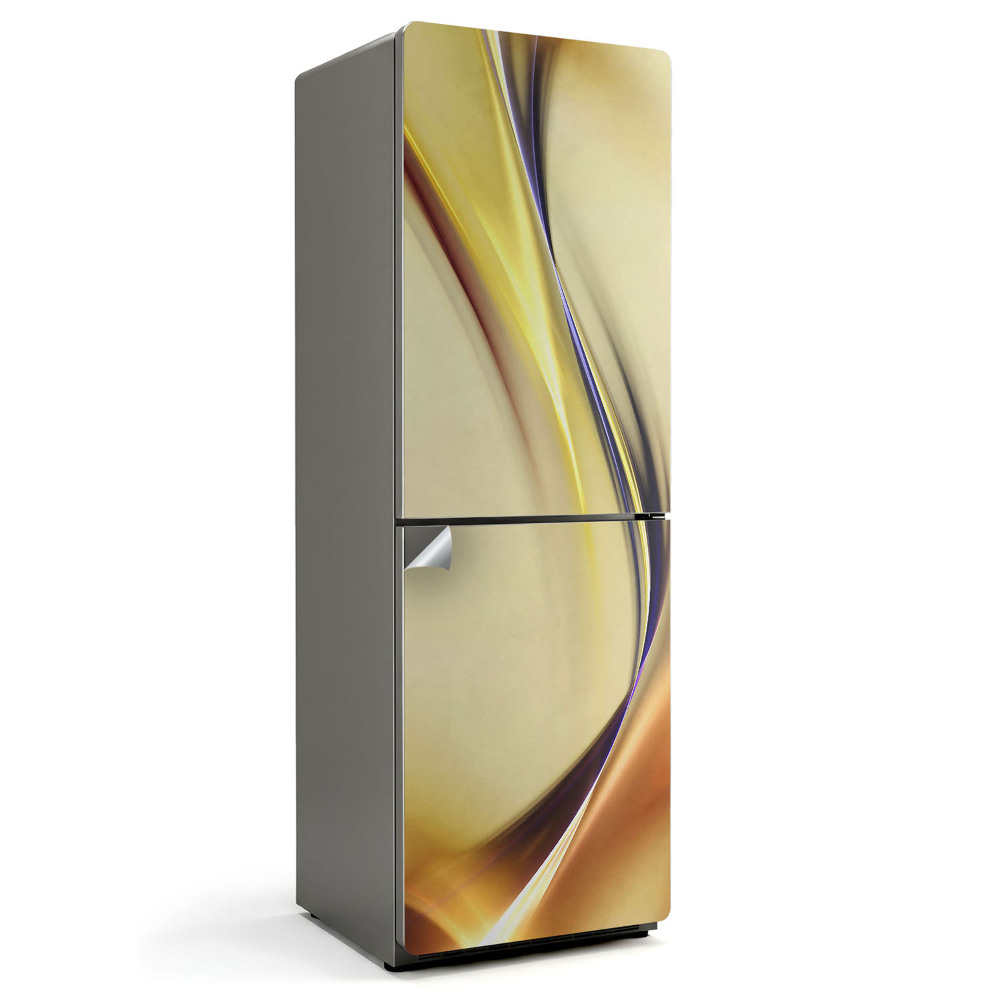 Dekor matrica hűtőre Folyékony vonalak és hullámok