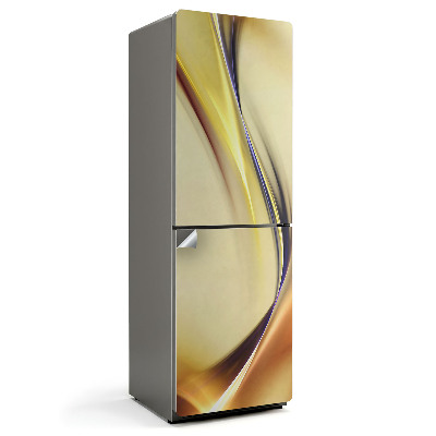 Dekor matrica hűtőre Folyékony vonalak és hullámok