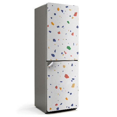 Hűtő matrica Absztrakt terrazzo minta