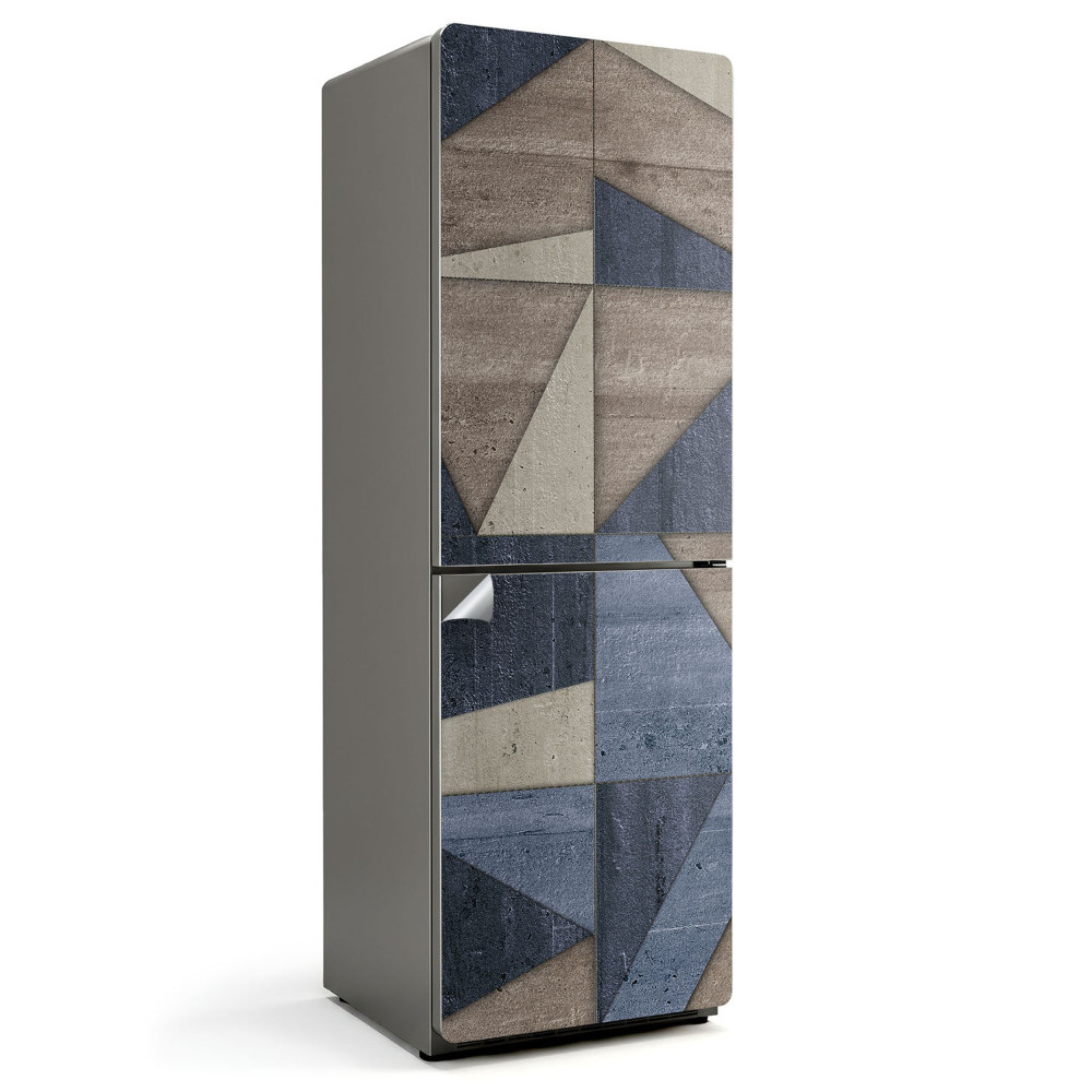 Hűtő dekor matrica Geometria modern stílusban