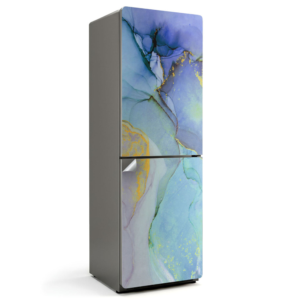 Hűtő matrica Absztrakt folyadékminta