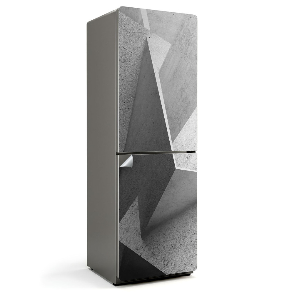 Hűtő matrica Absztrakt 3D geometria